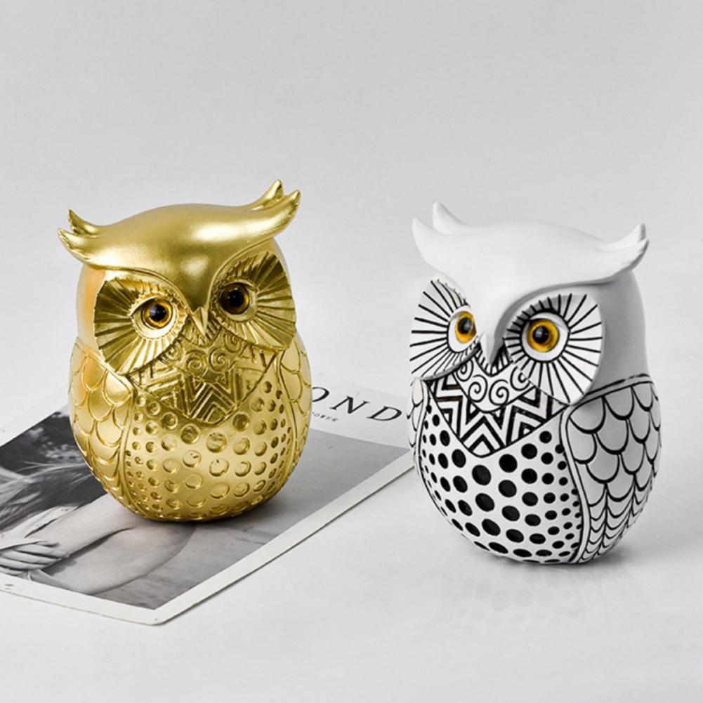 Owl Ornament Living Room Simplicity Lovely Home Furnishings Resin Owl Crafts