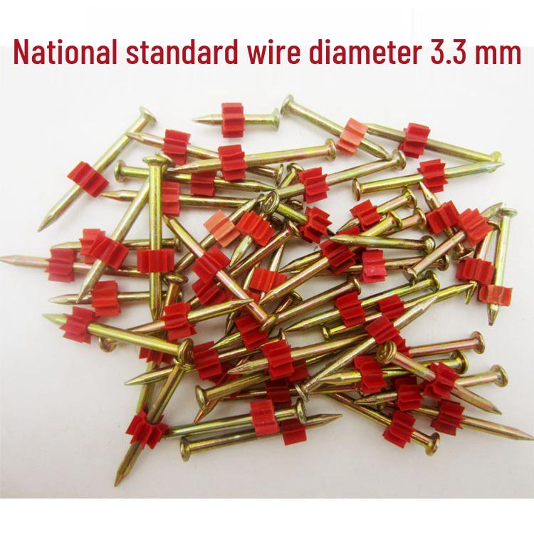 High-Strength Steel Nail Gun for Picture Hanging, Advertising, Cement, Woodworking, and Wall Nails - Model 2732