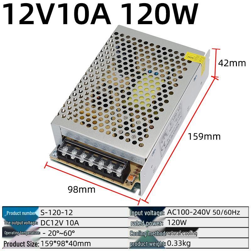 220V to Multi-Voltage Switching Power Supply for LED Strips and Monitors (5V, 12V, 24V, 36V, 48V; 5A-30A)