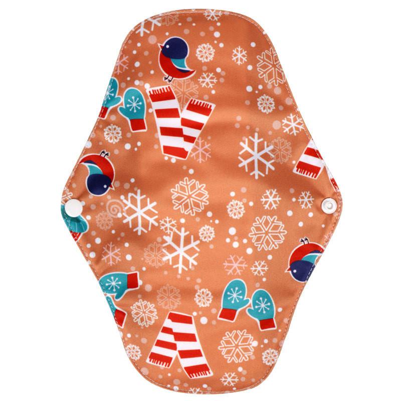 Sanitary Reusable Towels Pads Women Bamboo Cloth Washable Menstrual Safety Pads