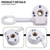 Aluminum Alloy Balcony Awning Gearbox Manual Crank Gear Balcony Awning Gearbox