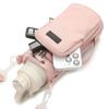 Borsa Portabottiglie d'Acqua Portatile da Viaggio Piccola a Tracolla con Tasca per Telefono e Porta Borraccia