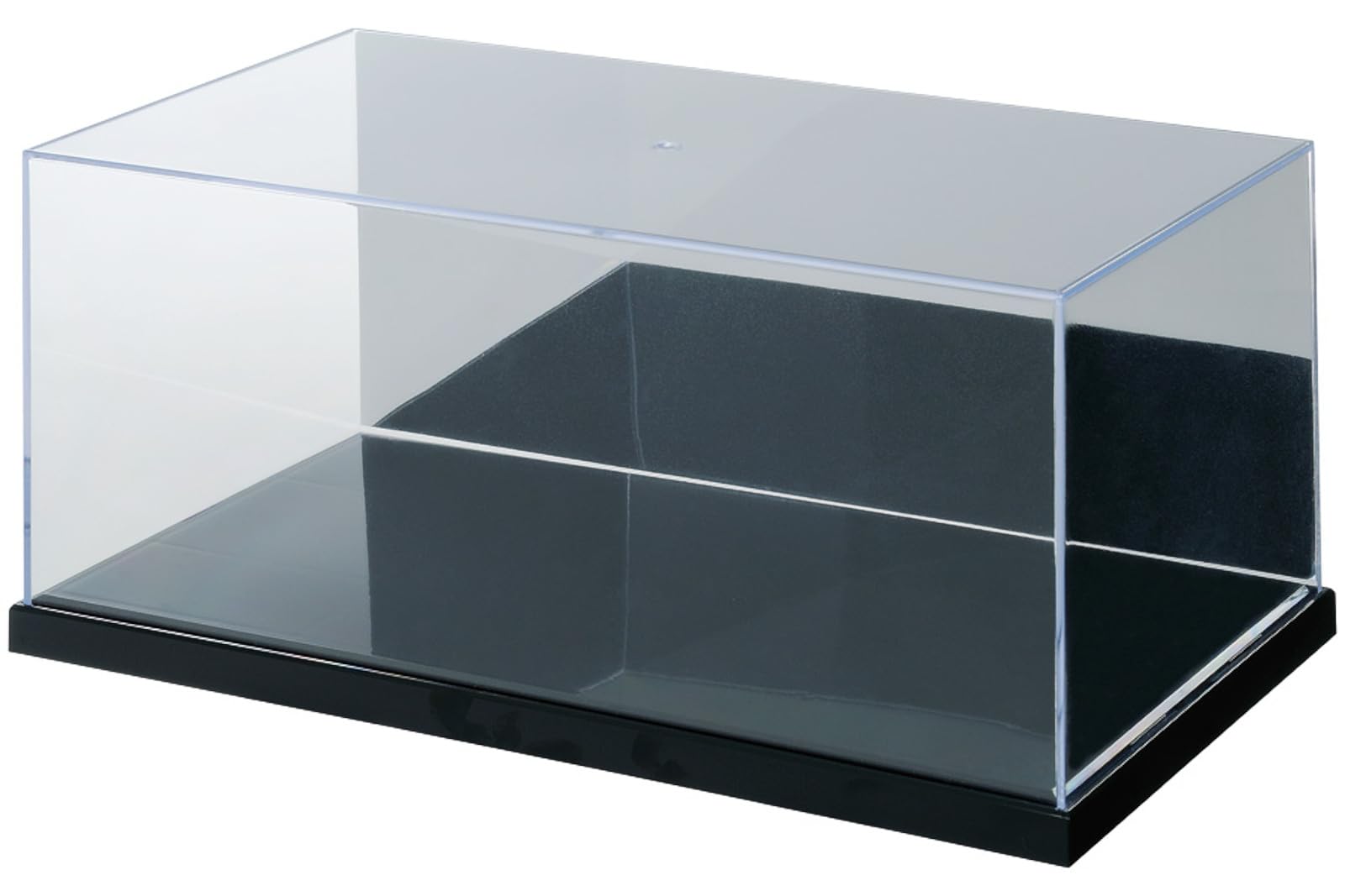 

Волновой дисплей Т-кейс Зеркальный тип Пластик Ш280 х Г113 х В150мм TC261 Дисплейный кейс [L] (внутренние размеры) чёрный