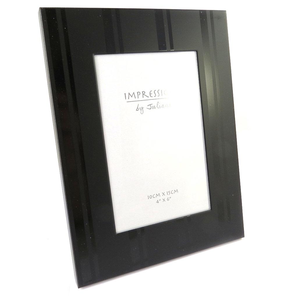 Les Trésors De Lily [M7737] - Black Aluminum 'Design' Photo Frame (10x15 Cm)