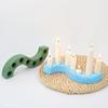 S Shaped Candlestick Concrete Silicone Mold DIY Handmade Candle Holder Vase Bracket Casting Mould Resin Gypsum Mold Home Decor