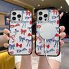 New Color Bow for iPhone17 Premium Mobile Phone Case Apple 16Pro Acrylic Hard Case