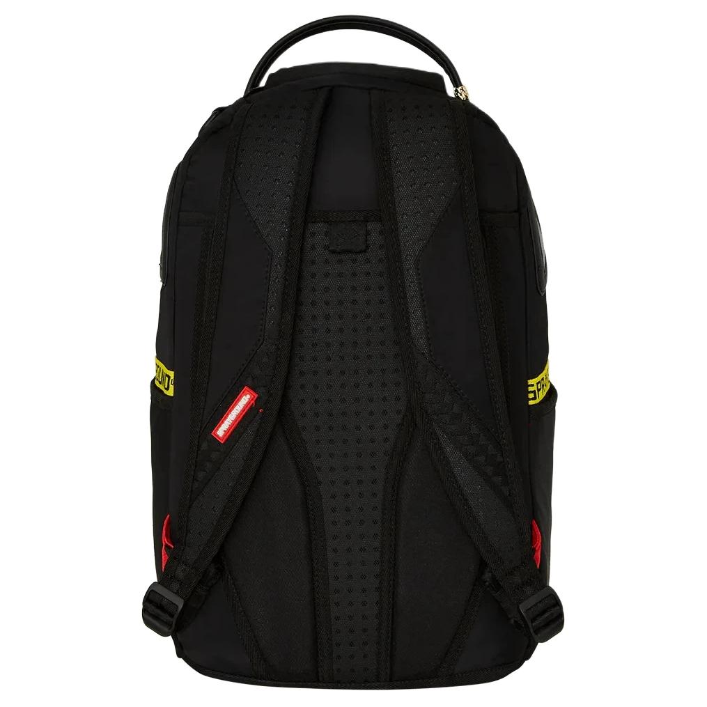 Sprayground Shark Central Parachute DLX Satin Backpack Multicolor Unisex Backpacks Multi-Color 910B7736NSZ