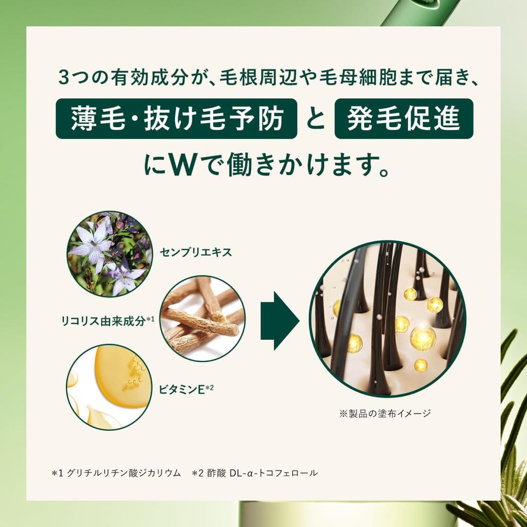 L'OCCITANE Anti-Hair Loss Serum, 50mL (Quasi-drug) - Hair Growth Serum for Preventing Hair Loss and Postpartum Hair Loss, Unisex