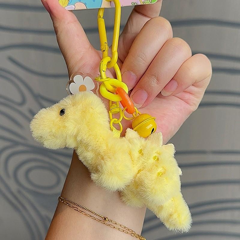 Candy Colored Cute Dinosaur Cartoon Doll Pendant For Backpack Decoration
