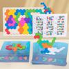 Children's Wooden Tetris Puzzle - Educational Toy for Early Learning and Logical Thinking