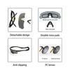 1Pair of Polarized Tactical CS Shooting Goggles UV Block Windproof Sandproof Outdoor Sports Hiking Eyewear with Storage Case Set