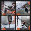 Longyun Rechargeable Brushless Rotary Hammer Drill Set - High Power 3-in-1 Impact Tool with Lithium Battery