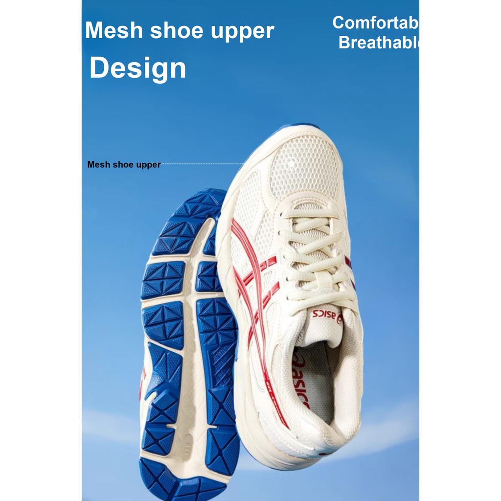 Asics Gel-Contana Gs Lightweight Sweat-Wicking Outdoor Fitness Running Shoes Kids Sneakers White Red 1014A371-101