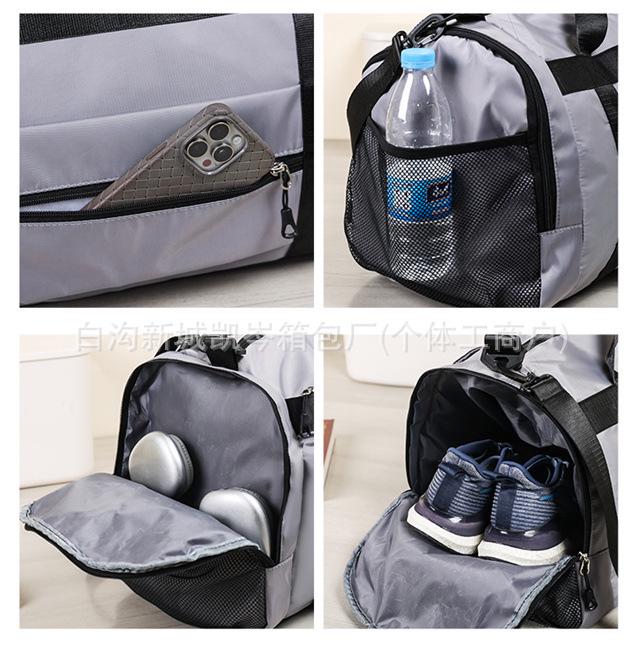 Fashion Drawstring Sports Bag: Wet/Dry Separation, Lightweight, Large Capacity, Single Shoulder, Crossbody, Ideal for Swimming & Yoga.