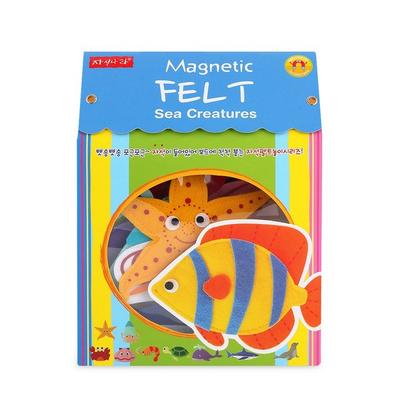 Magnetisches Land, magnetisches Filz-Meer, Bio, gemischte Farben, Koreas bestes Kleinkind-Puzzle