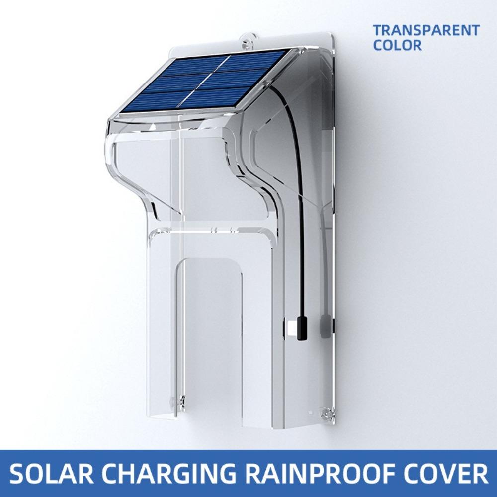 

Solar Doorbell Sun Protecter Waterproof Solar Cover New Doorbell Rain Cover Outdoor PR-Rain Cover