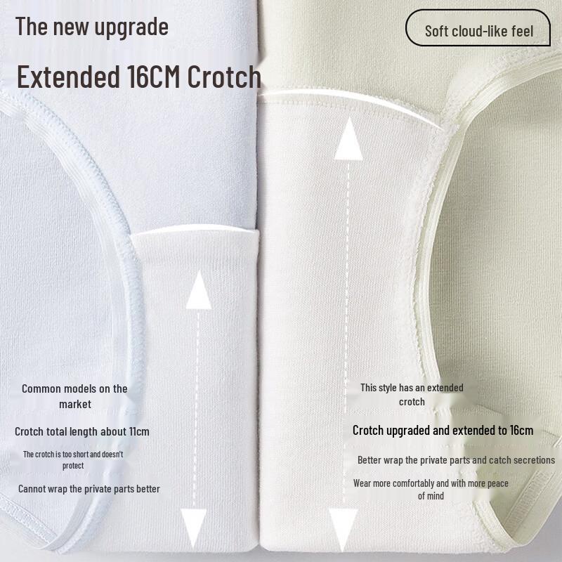 Women's Modal Cotton Antibacterial Seamless Underwear 4-Pack