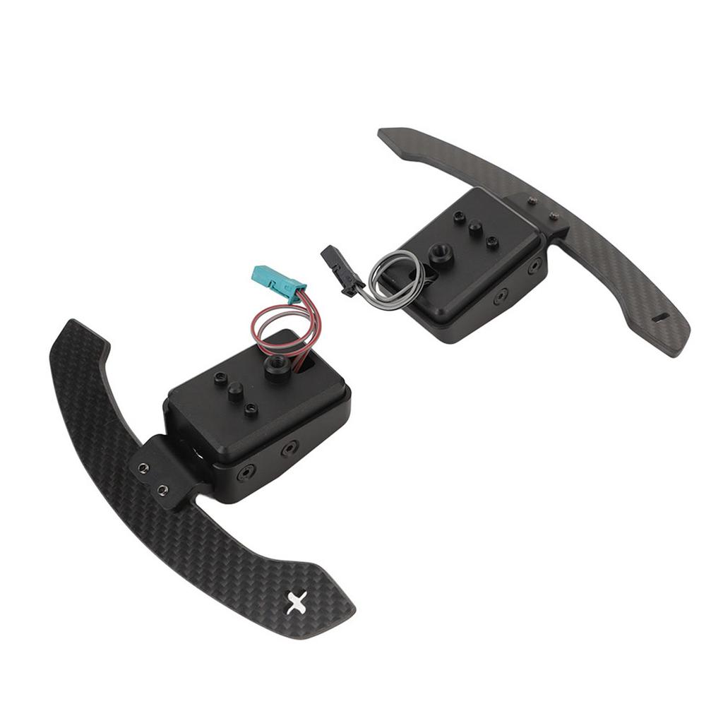 Pair of Steering Wheel Shift Paddle 14cm Metal Alloy Carbon Fiber Magnetic Shift Paddle for 2 3 4 5 6 7 Series G Chassis