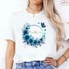 Team Bride Top Future Bride Tshirt Bridal Shower Wedding Bachelorette Party EVJF Flower Wreath Tees for Women Single Farewell