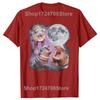 Funny Moo Deng With The Moon Graphic Tshirts Men Womens Fashion Casual Tshirt 100 Cotton Loose Oversized T Shirt