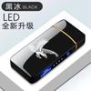 Electric Windproof Metal Lighter Double Arc Flameless Plasma Rechargeable USB Lighter LED Power Display Does Not Contain Gas