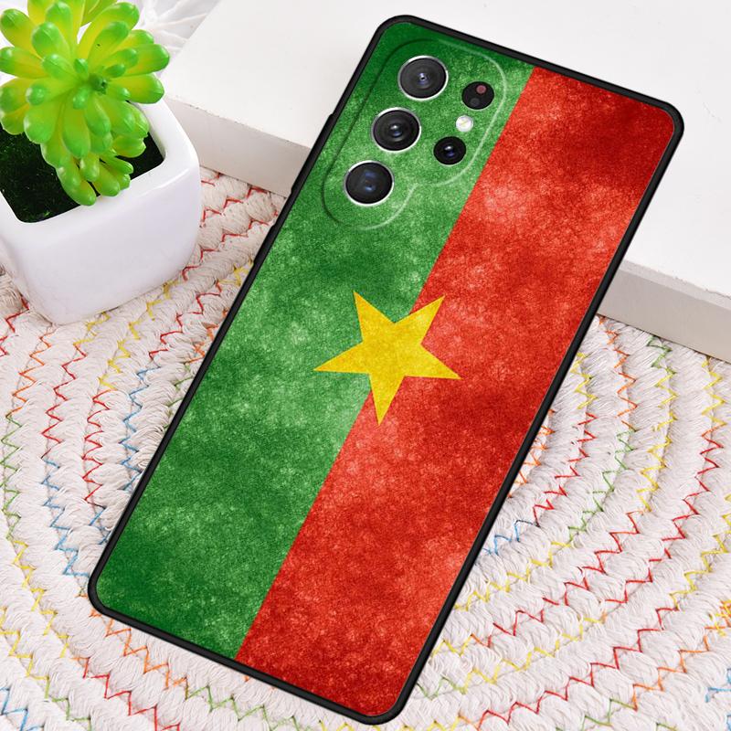 Burkina Faso Flag soft Phone Case for Samsung Galaxy note 10 pro S26 Ultra S23 S24 FE S25 S21 S22 PLUS shockproof Cove