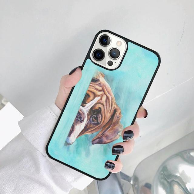 Boxer Dog Phone Case Cover For for iPhone 17 Air 16 15 14 SE 2020 11 12 13 Pro MAX Plus
