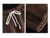 Retro Diamond-Patterned Women's Elastic Waist Harem Pants - Thick, Warm, Casual Cotton Trousers
