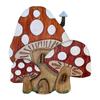Mini Home Decorations Wooden Fairy Door Fairy Tale Gate Door Decoration Craft Ornaments Garden Courtyard Decoration