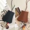 Pendant Long Leather Pull-out Key Bag Sunglasses Headphone Clip Magnetic Leather Necklace  Women