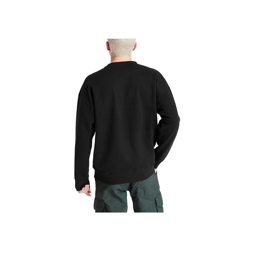 Timberland Letter Logo Printed Crew Neck Sweatshirt Men Sweatshirt Black A2A14-001