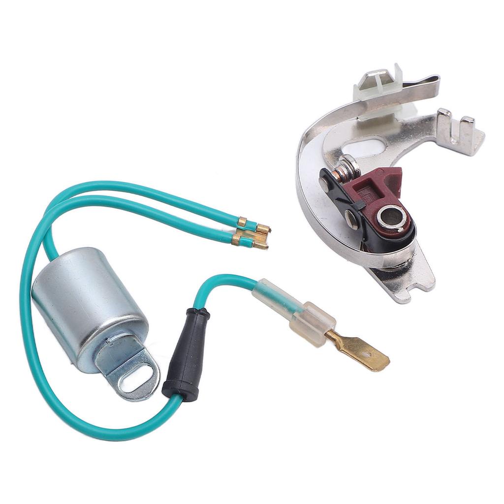 Kit de Puntos y Condensador para Distribuidor Construcción Metálica Kit Profesional de Puntos de Distribuidor Reemplazo para Lucas 43D