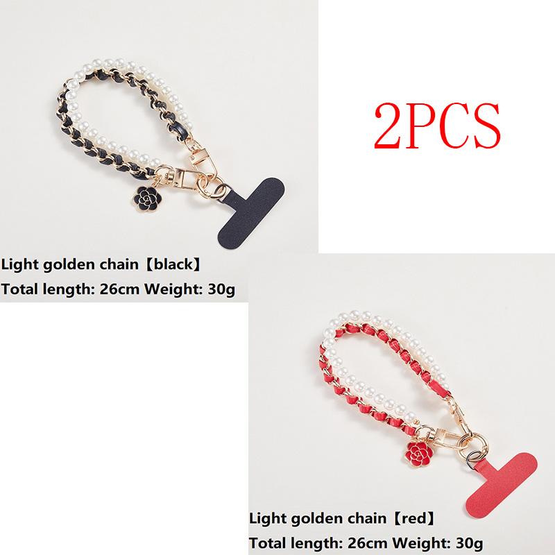 Loss Doll Hang Pearl Necklace Universal Mobile Phone Lanyard Cell Phone Wrist Strap Cell Telephone Chain Beads SJGS19