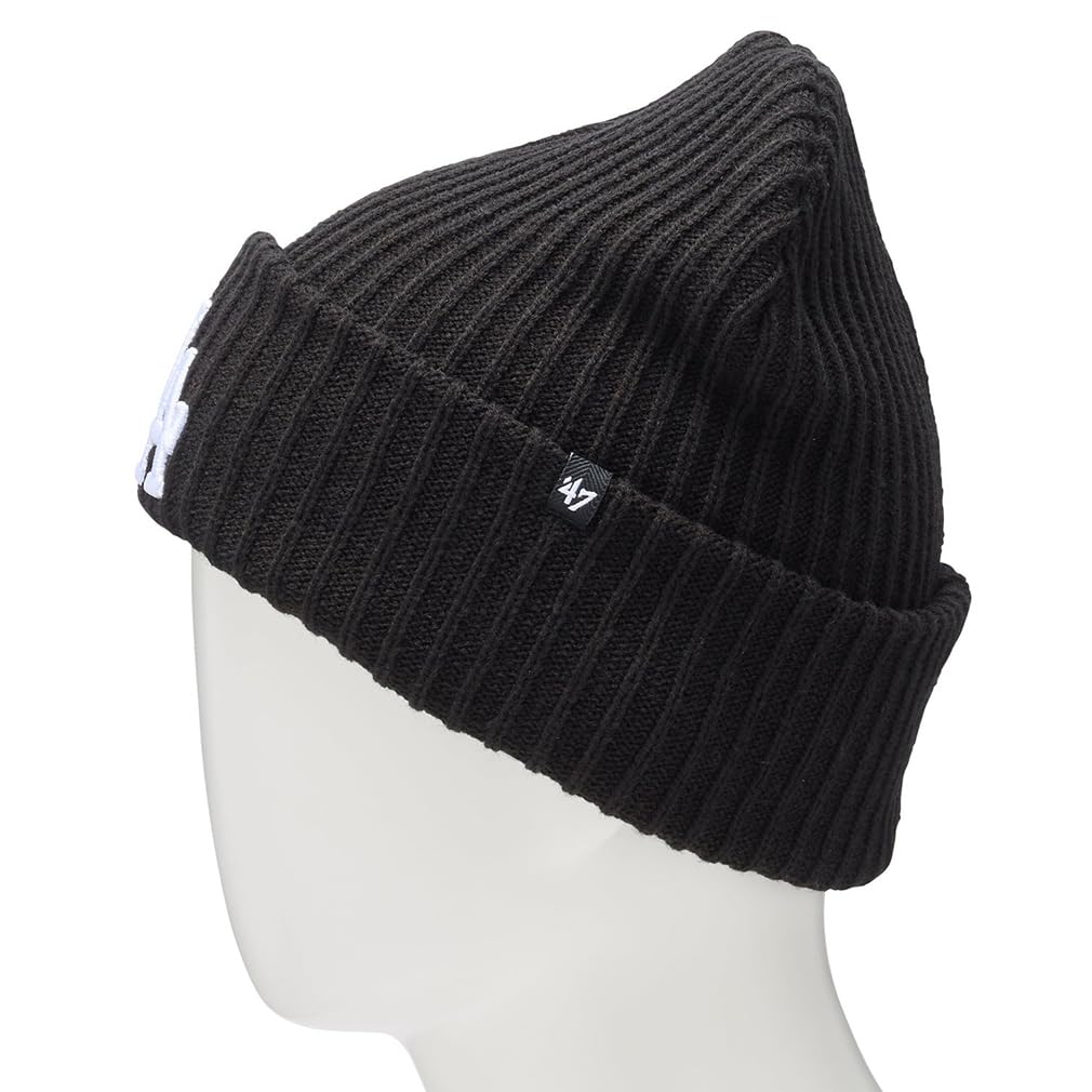 Forty Seven Dodgers Knit Free 47brand486 '47 Cap/Beanie, Men's, Size, Black/Navy,