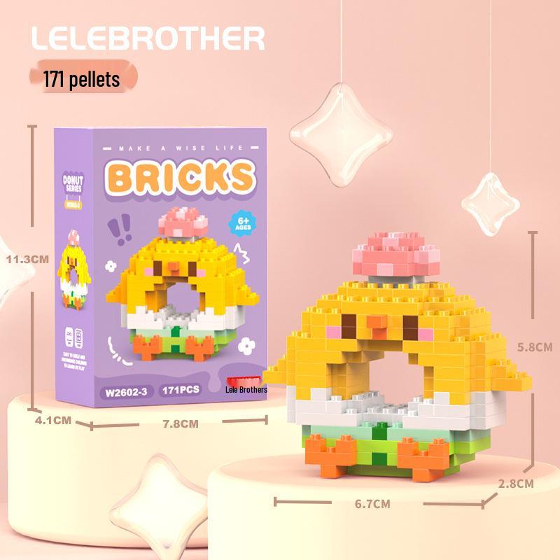 Compatible Lego Micro Building Block Cartoon Figurines - Children's Educational Desktop Toys