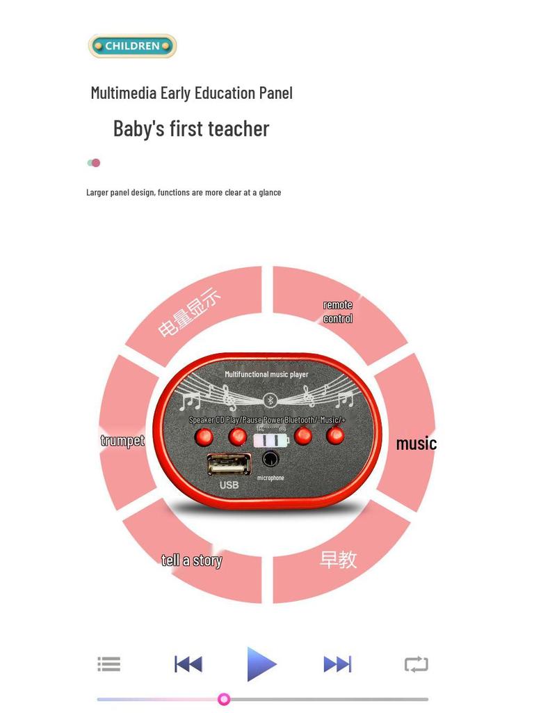 Yatong 12V Kids' Electric Ride-On Car with Remote Control, Rechargeable Battery, and Four Wheels