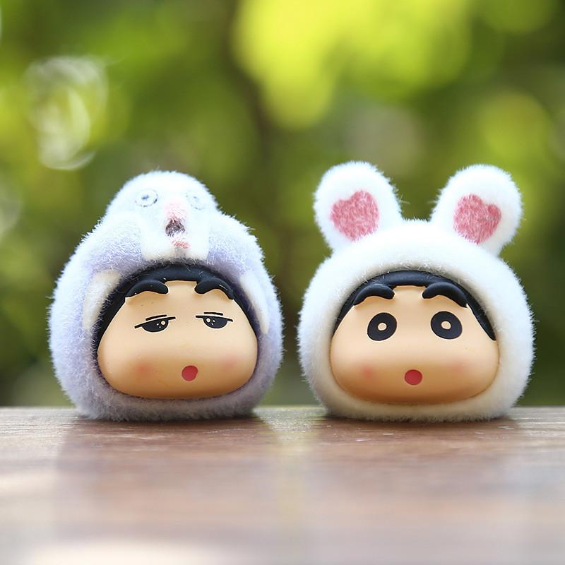 Chan Crayon Shin Animal Dress Up Toy Room Decoration Micro Landscape Ornament