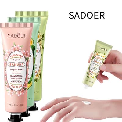 SADOER Rose Butter Fruit Cherry tápláló kézkrém