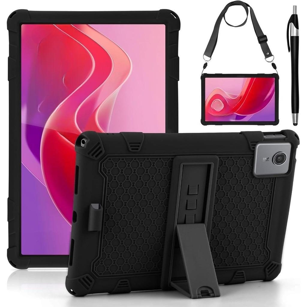 Soft Silicone Kids Safe Case for ZTE Nubia Pad Pro Global 10.9 2025 Nubia Pad Pro 10.9 with Shoulder Strap Stylus Pen