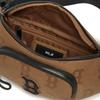 MLB Artificial Leather Sling Bag, Shoulder Bag, Crossbody Bag Regular Unisex Coffee Casual