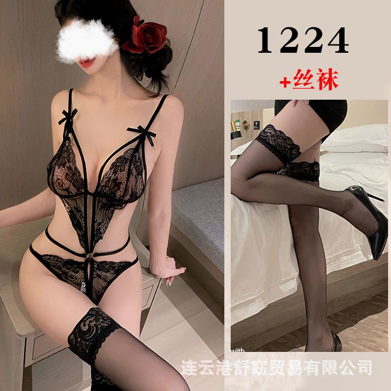 Erotic underwear women's new sexy yin temptation small breasts hot pure desire M