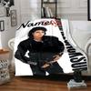 Custom Name Michael Jackson's Iconic Pose flannel Blanket for Super Soft Cute Comfort Blanket for Travel Bedding Couch Sofa Blanket