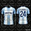 2026/27 Argentina Fan Commemorative Soccer Jersey Quick Dry Breathable Comfortable Soccer Sportswear Shirt for Kids and Adults