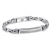 Bracelet Men's Hipster Fashion Retro Keel Safety Pattern Woven Chain Simple Single Personality