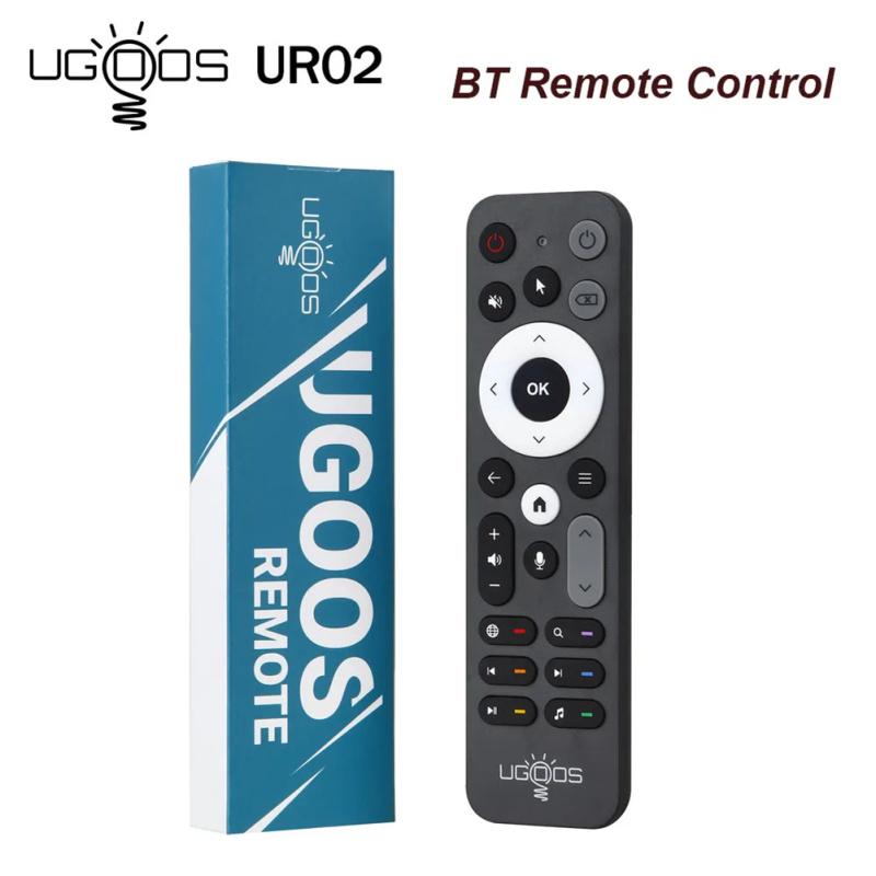 

Голосовой пульт дистанционного управления UR02, совместимый с Ugoos AM8 PRO AM6B AM6 PLUS X4 X4Q Cube Pro Extra Voice
