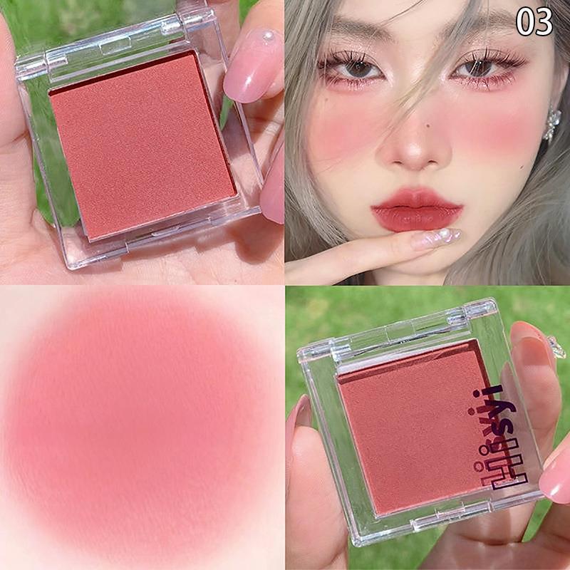 

Палетка румян для щек, натуральный тинт, контурирование лица, водостойкий румянец для щек, косметика, осветление лица, пудра-румяна as the picture