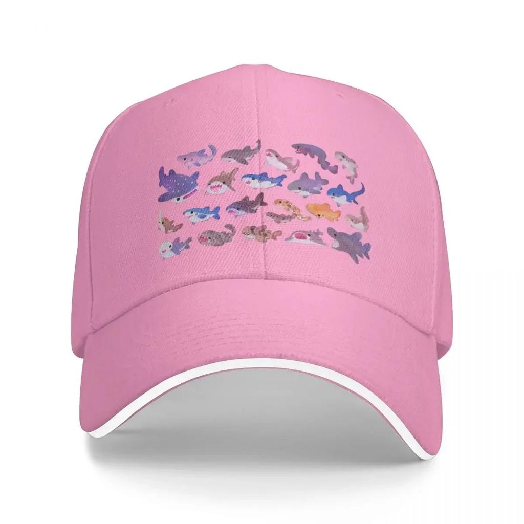 Shark Day Cap Fashion Casual Baseball Caps Adjustable Hat Hip Hop Summer Unisex Baseball Hats Customizable Polychromatic