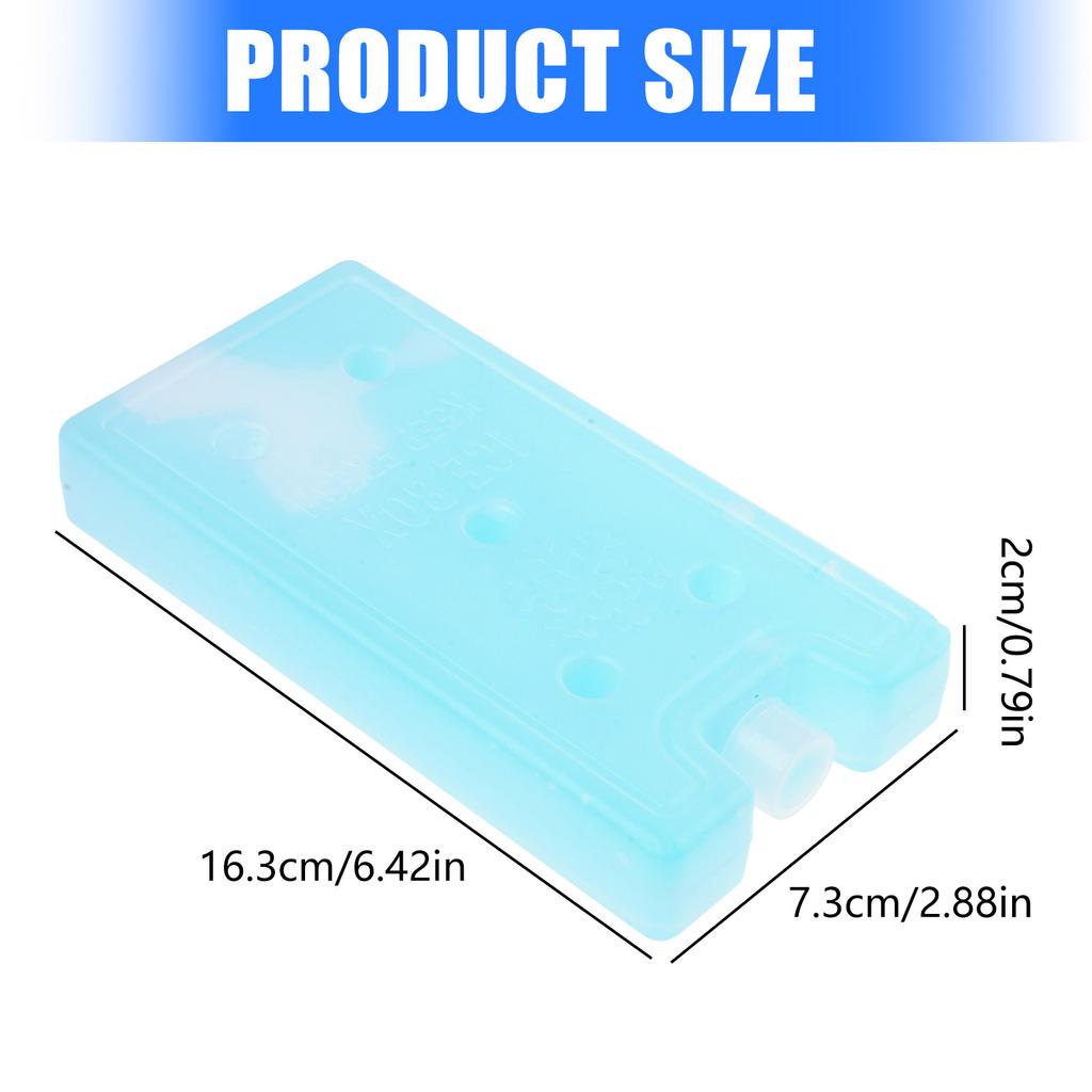 Compacts Leakproof Ice Box Ice Packs Air Conditioner Portables Ice Pack for Fruits Vegetables Beverage Chilling
