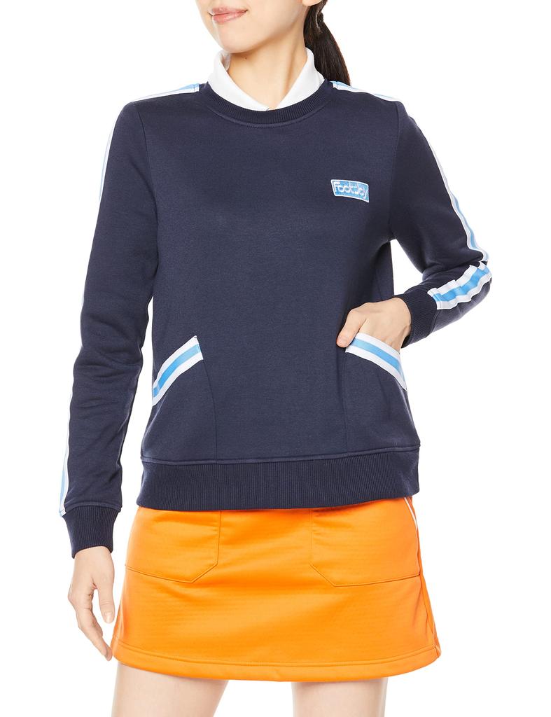 FootJoy Crew Neck Sweatshirt FJW-F22-M01 Women's Navy, Size S