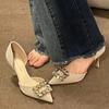 High Heels Women Pumps Summer Shoes for Women Wedding Shoes Bride Mary Jane Shoes Offfice Heels Sandals Ladies Zapatos De Mujer
